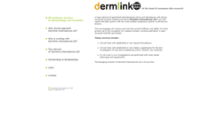 Desktop Screenshot of dermlinkinternational.com